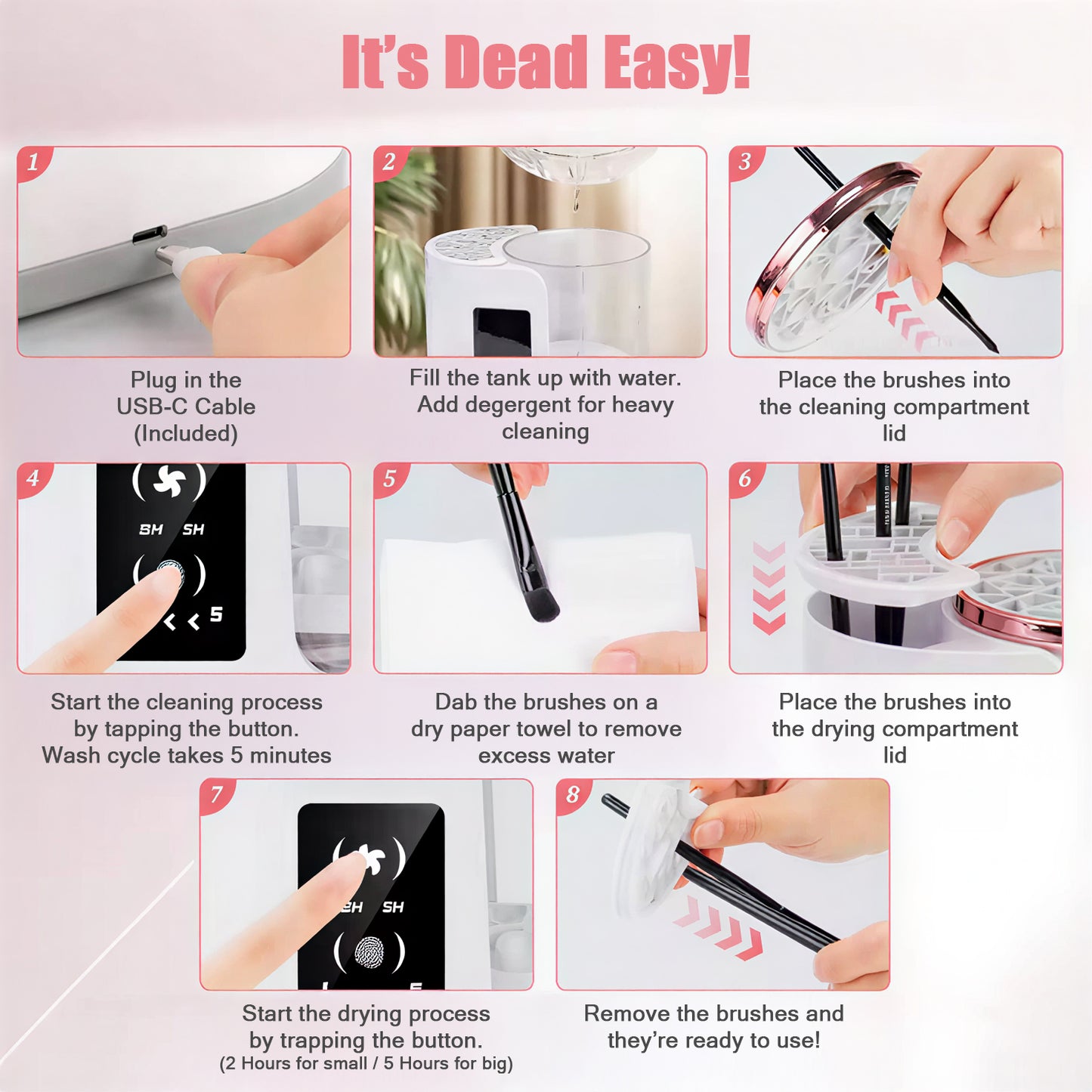 Makeup Makeover - Brush Cleaner & Dryer™